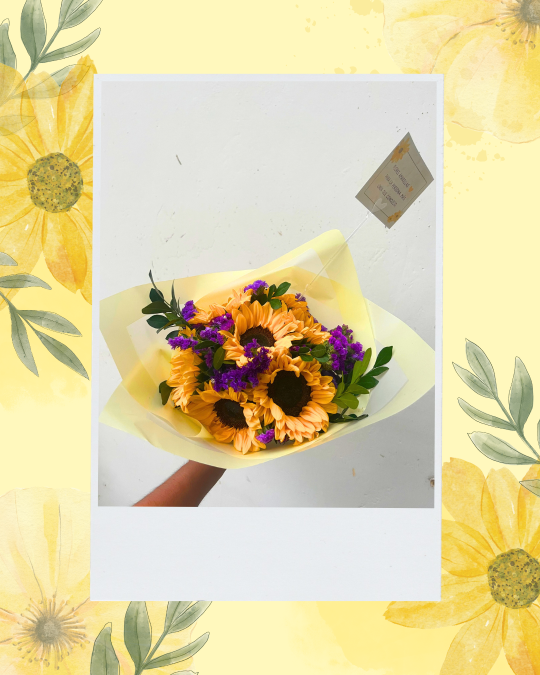 Ramo 7 girasoles