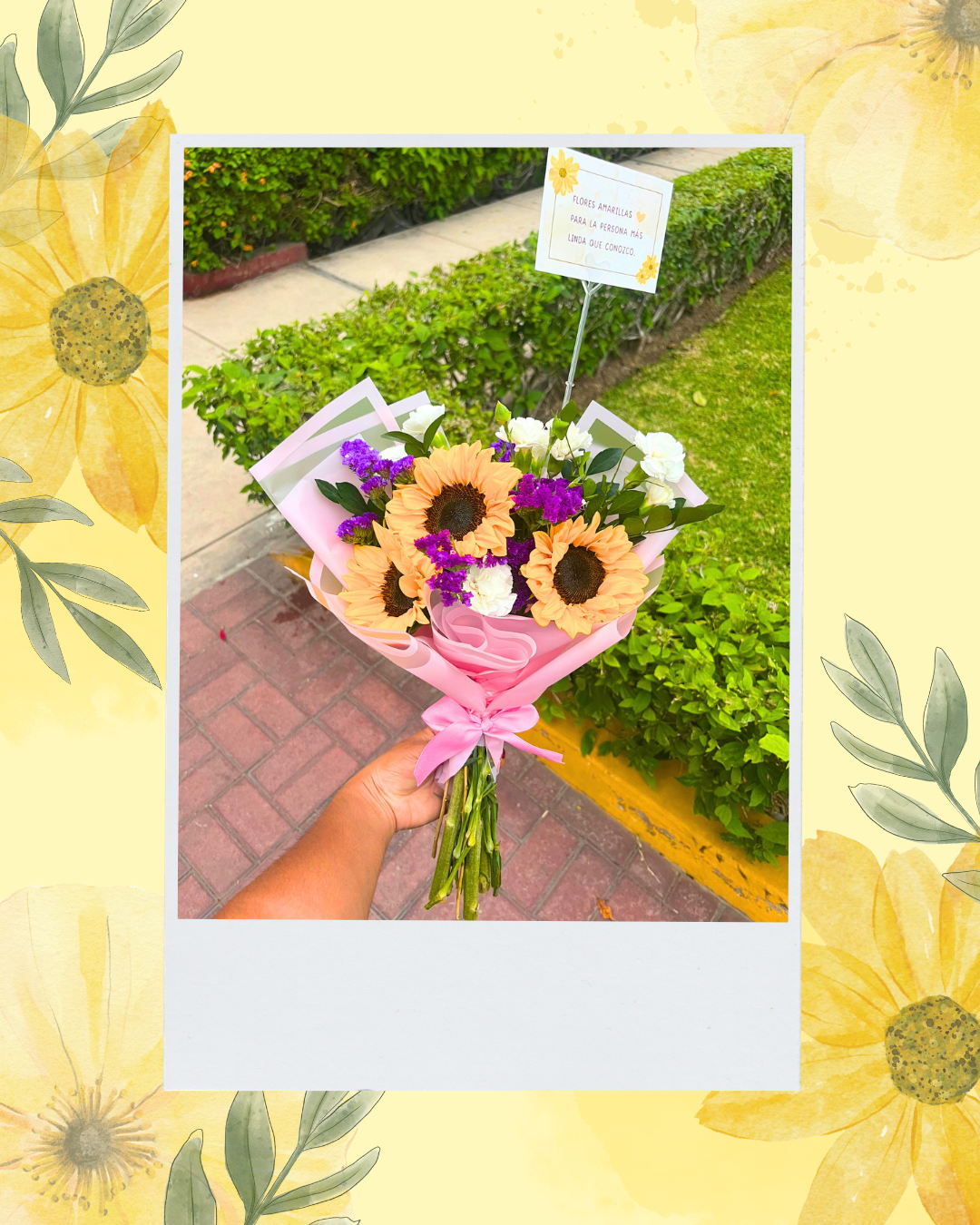 Ramo 5 girasoles