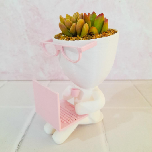 Maceta 3D Workaholic