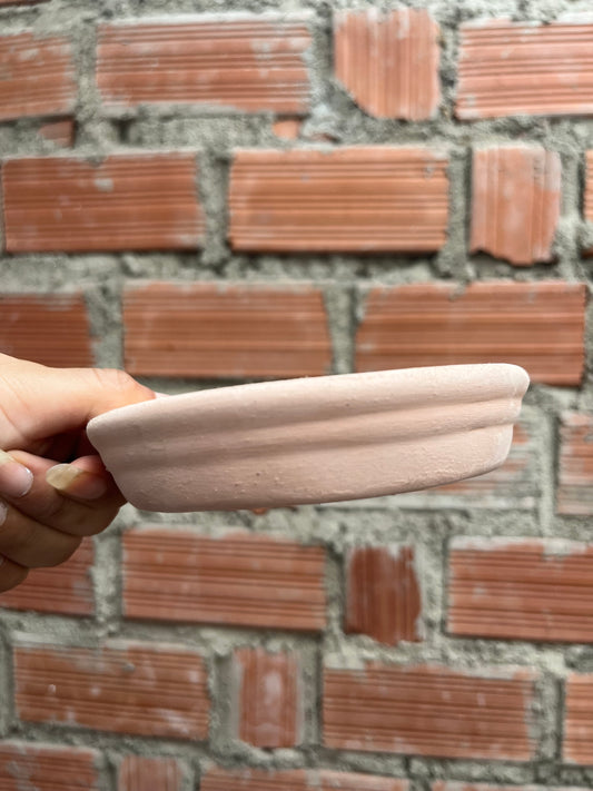 Plato arcilla bizcocho