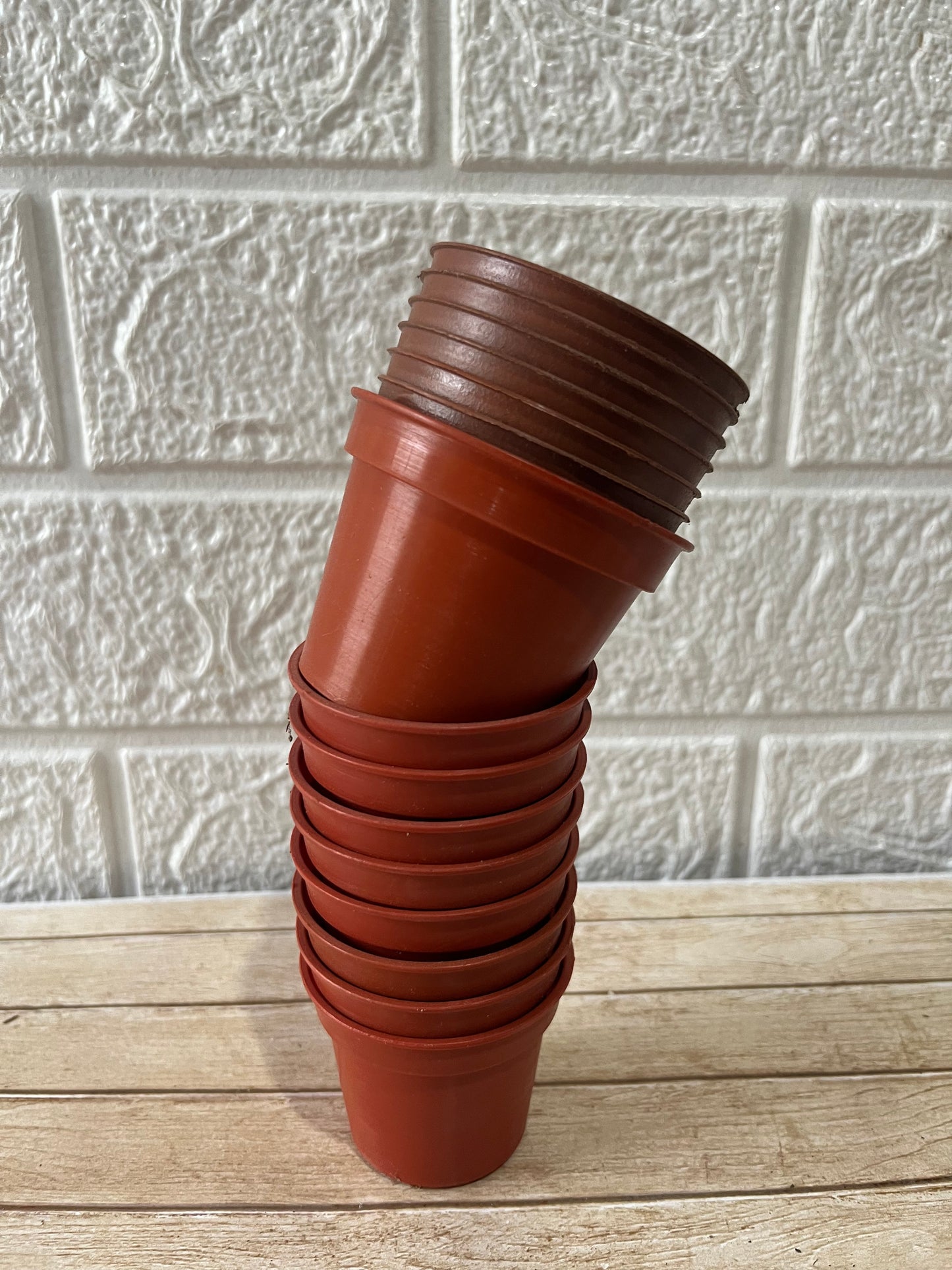 Pack macetas plástico