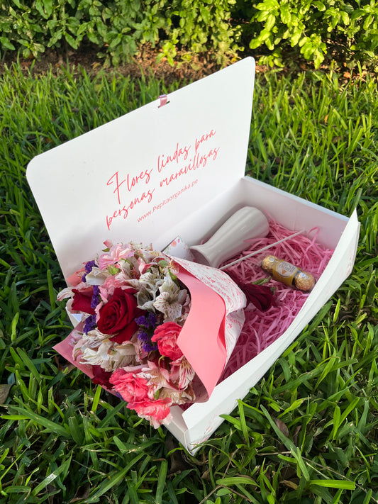 BOX FLORAL DELUXE 6 rosas